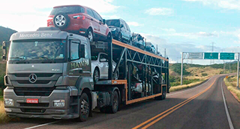 Transporte de veículos para todo o Brasil