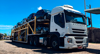 Transporte de veículos com agilidade